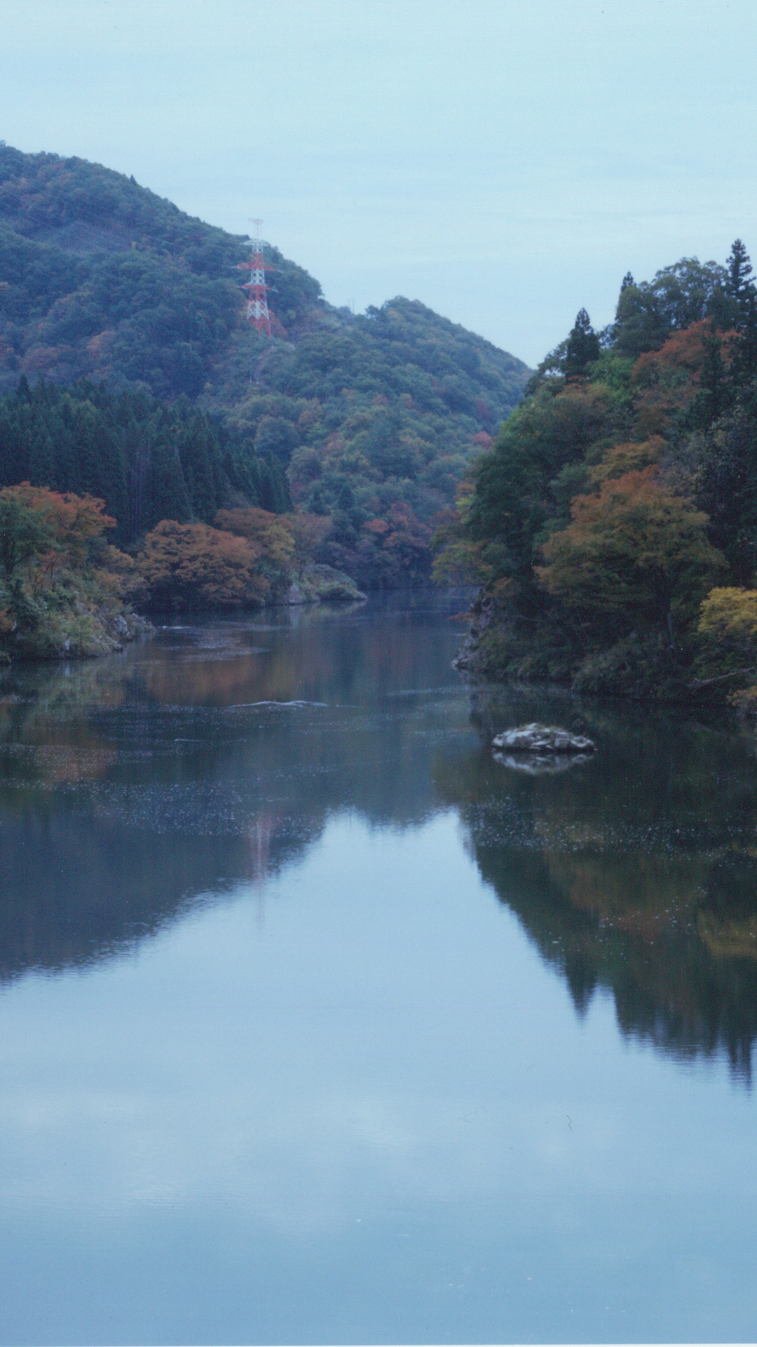 日本の田舎、西会津町。